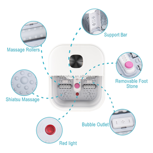 Appareil de spa pour les pieds pliable, masseur pour les pieds, bulles, chaleur, pierre pour les pieds détachable, soulagement pour vous-même - Product Image 4