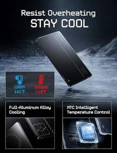 LISEN 2026 Banque <span class=keywords><strong>d</strong></span>'alimentation magnétique améliorée 5000 mAh, chargeur portable en métal, <span class=keywords><strong>batterie</strong></span> <span class=keywords><strong>externe</strong></span> mince en aluminium - Product Image 6