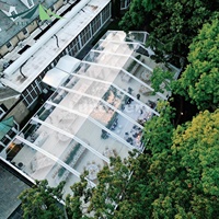Grande tente de mariage extérieure de luxe Cadre en A Portée claire transparente 10x20 20X30 40x60 Tente de fête en aluminium