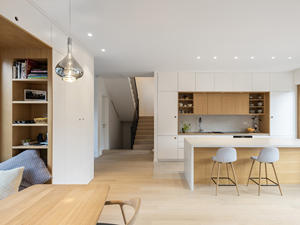 خزائن مطبخ خشبية عالية الجودة مصنعة حسب الطلب من CBMmart لمشاريع البناء، خزائن مطبخ حديثة - Product Image 4