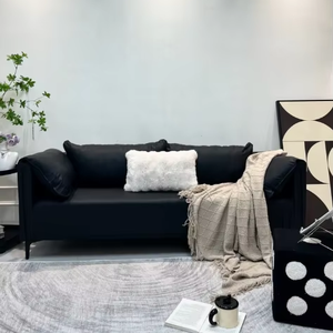Sofa Bentuk L untuk Apartemen Berukuran Kecil, Ruang Tamu Sederhana dan Elegan, Kamar Tidur Apartemen, <span class=keywords><strong>Rumah</strong></span> Sewa Balkon, Sofa <span class=keywords><strong>Cloud</strong></span> - Product Image 1
