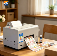 Imprimante d'étiquettes à jet d'encre ZYJJ A4, machine à étiquettes en rouleau pour les petites entreprises e-commerce