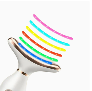 Electric Neck & Face Massager Anti-Wrinkle Neck Device Home Photon Skin Rejuvenation & Facial Vibration Beauty <b>Machine</b> - Product Image 1