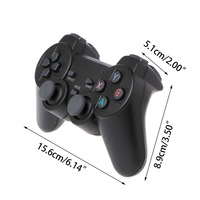 Lot de 2 manettes de jeu sans fil 2.4G, double manette avec récepteur USB pour PS3/PC/Android TV Box/manettes de jeu