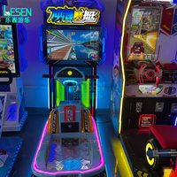 Machine de jeu d'arcade pour enfants à monnayeur, simulateur de surf, de conduite, de course et de canoë, machine de jeu de surf pour enfants