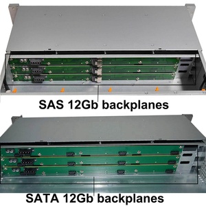 2U Trao Đổi Nóng Trường Hợp Máy Chủ Nas Trường Hợp Servidor 12 Vịnh SAS Backplanes SATA 12 <span class=keywords><strong>HDD</strong></span> - Product Image 5