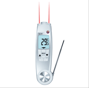 Termómetro de Penetración e Infrarrojos de Doble Propósito Testo 104-IR con Rango de -22F a 482F, Respuesta de 0.5 Segundos, Garantía de 12 Meses - Product Image 2