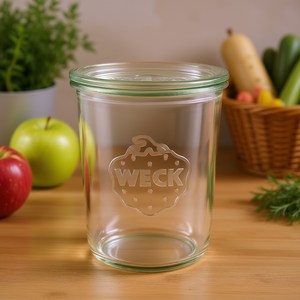 Pot de conservation Weck en verre de 12 oz avec couvercle pour la mise en conserve et le stockage - Product Image 3