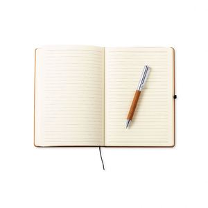Libreta Multifuncional de Lujo A5, Ecológica, de Cuero Reciclado, con Logotipo Personalizado, Impresión Offset, para Uso Promocional - Product Image 3