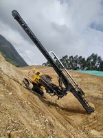 Foreuse hydraulique multifonctionnelle pour mines, pour dynamitage et ancrage, diamètre 115-140 mm, profondeur 30-40 m