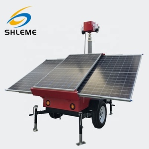 Remolque CCTV Solar Inteligente con Control por Aplicación, Color Personalizado, Mástil Telescópico de 7m/23 pies - Product Image 1