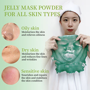 Masque en poudre <span class=keywords><strong>de</strong></span> gel d'<span class=keywords><strong>aloe</strong></span> <span class=keywords><strong>vera</strong></span> CHUSN |   Apaiser les coups <span class=keywords><strong>de</strong></span> <span class=keywords><strong>soleil</strong></span>, éclaircir la peau, hydrater pour les peaux grasses/sèches/sensibles (usage en salon/à domicile) - Product Image 4