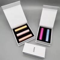Boîte-cadeau magnétique d'emballage de papier de petit parfum cosmétique de conception personnalisée avec la mousse