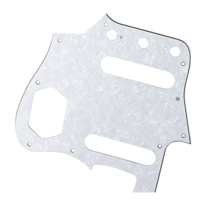 Protector de Palmeta Personalizado de 4 Capas, Blanco Perla, 10 Orificios, para Guitarra <span class=keywords><strong>Jaguar</strong></span>, Repuesto o Proyectos DIY - Product Image 4