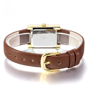 高品質ファッショナブルな女性カスタムロゴ時計高級レディークォーツ時計パーソナライズされたデザインスクエア時計 - Product Image 3