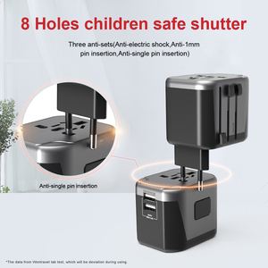 Wontravel xu hướng sản phẩm nóng thiết bị điện tử phổ 220V Du Lịch Ổ cắm AC Power cắm Adapter - Product Image 6