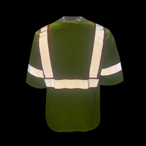 Gilet de travail haute visibilité CITICITY pour géomètres, réfléchissant, avec fermeture éclair sur le devant, bicolore, manches en maille, avec poches - Product Image 5