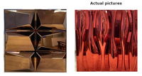 Panneaux muraux et de plafond en PVC imperméables modernes, décoratifs, intérieurs, unis