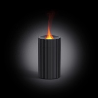 Mini humidificateur portable USB/électrique à flamme, diffuseur d'arômes ultrasonique à brume froide avec LED 7 couleurs, pour huiles essentielles, garantie 1 an, pour maison et hôtel