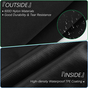 Đóng Mở Toa Xe Bìa Cho Khỉ Đột Xe Poly Vườn <span class=keywords><strong>Dump</strong></span> Giỏ Hàng Ngoài Trời Vườn Wagon Giỏ Hàng Bìa Hoàn Hảo Cho Bãi Cỏ, Barn Và Trang Trại - Product Image 3