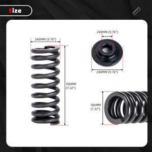 Kit de resortes de válvulas de motor 1131 para Honda Civic D16 D16Y D16Y8 D16Z6, piezas de repuesto de admisión y escape, acero inoxidable 304 negro - Product Image 2