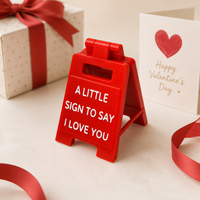 Pancarte de bureau imprimée en 3D « Je t'aime », ornement de la Saint-Valentin, décoration de table en plastique, cadeau