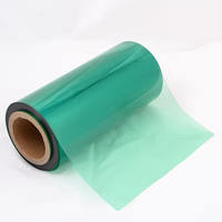 Film PET vert transparent film en rouleau en plastique transparent film en rouleau de stratification pour animaux de compagnie