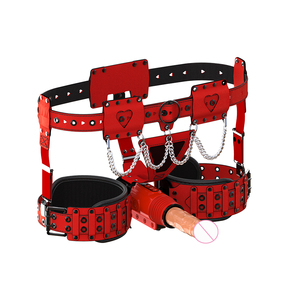 Consolador calefactable por control remoto, ametralladora, correa en consolador con cinturón, Juguetes sexuales <span class=keywords><strong>gay</strong></span> - Product Image 2