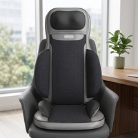 Coussin de massage électrique chauffant portable pour le cou et le dos, avec vibrations, pour voiture et maison, idéal pour les grossistes