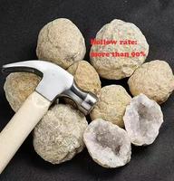 Vente en gros de géodes d'agate blanche de haute qualité cristal de quartz naturel pierre brute géodes d'agate du Maroc non ouvertes pour la décoration intérieure