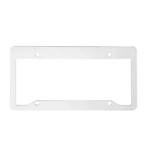 Kunden spezifisches Design Aluminium Auto Platten abdeckung Sublimation Blank Nummern schild Rahmen