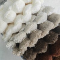 Tissu en velours écaille de tortue résistant à l'abrasion, 100% polyester tricoté, peluche épaisse 450 GSM, très lourd, pour housses de canapé et vêtements