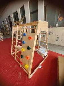 Juego <span class=keywords><strong>de</strong></span> escalador <span class=keywords><strong>de</strong></span> madera estilo Montessori, juego <span class=keywords><strong>de</strong></span> <span class=keywords><strong>escalada</strong></span> y tobogán para interiores, parque infantil para interiores - Product Image 2