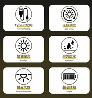 Lampe de camping rechargeable, lampe de camping rétro, lampe étanche longue portée, lampe de tente, lampe d'ambiance LED, lampe rétro style cheval