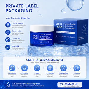 Crema Facial Hidratante, Reafirmante, Suavizante y Blanqueadora de Marca Privada, Mezcla de Múltiples Esencias, Péptido de Cobre Azul, Crema Reafirmante Iluminadora - Product Image 2
