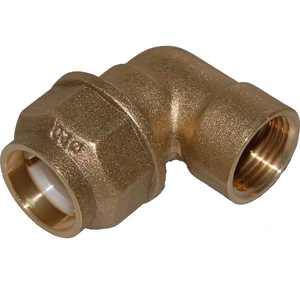 Anneau en résine coudé femelle haute pression 50X1 \ "1/2 \" raccords de Compression en laiton à Surface lisse NPT connecteurs de verre de vue en cuivre - Product Image 1