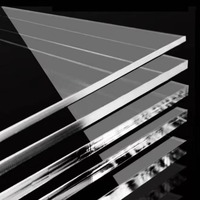 Plaque acrylique PMMA extrudée transparente sur mesure, épaisseur de précision, panneau plastique transparent découpé sur mesure pour la protection