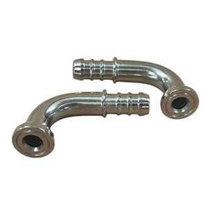 Conexión de Tubería de Latón BREMBOFLEX, Codo Femenino Plano DN10, Niquelado, Baja Presión, para HVAC - Product Image 1