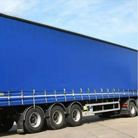 Rideaux latéraux polyvalents en PVC robuste pour camions Couverture en tissu industriel pour camions Différents poids enduits pour tentes de camions