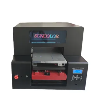 썬컬러 핫 UV 플랫 베드 A2 + 프린터 4090 UV 프린터 dtf 두 개의 프린트 헤드 xp600