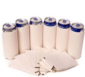 Sublimation Blank White Neoprene 12oz Beer Can Cover Cans Cooler Holder Sleeve Custom Logo Can Koosies - Product Image 6