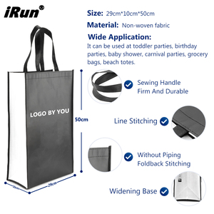 IRun logotipo impreso personalizado Tema de <span class=keywords><strong>tenis</strong></span> <span class=keywords><strong>mujer</strong></span> bolso de mano de <span class=keywords><strong>tenis</strong></span> bolso de mano grande de gran tamaño Casual lienzo deportivo bolsa de almacenamiento - Product Image 3