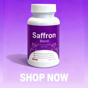 100% Pure <b>Saffron</b> Blend Dietary <b>Supplement</b> 60 Capsules Vegetarian Capsules <b>Saffron</b> <b>Supplement</b> for Adults Direct - Product Image 4
