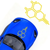 Autocollant de capot de voiture universel de luxe écologique personnalisé en vinyle imperméable et décalcomanie de carrosserie pour voitures de sport et SUV
