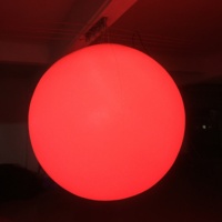 Décoration d'événement extérieur de fête tactile changement de couleur interactif Pvc Led ballon lumineux grande bulle brillante boule gonflable géante