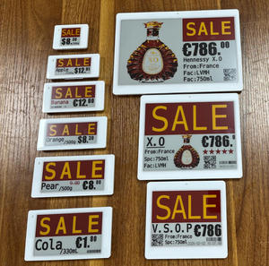 ป้ายราคาอิเล็กทรอนิกส์แบบดิจิทัล NFC สามารถปรับแต่งได้ ใช้กับแท็กแม่เหล็กสำหรับร้านค้า  หน้าจอ E Ink แสดงผลแบบ E-Paper ESL ป้ายชั้นวางสินค้าอิเล็กทรอนิกส์สำหรับซูเปอร์มาร์เก็ต - Product Image 1