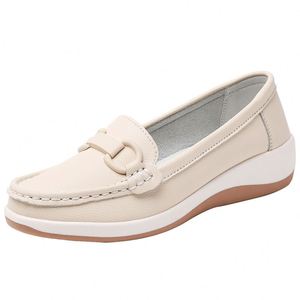 Mocasines Casuales de Moda para Mujer 2026, Zapatos Planos Antideslizantes de un Solo Color, Zapatos Modernos para Mamá - Product Image 4