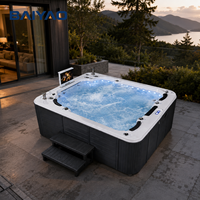 Spa Balboa moderne et écologique pour 5 personnes, idéal pour hôtels, usage extérieur, grande piscine familiale pour jardin