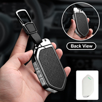 Étui de protection pour clé de voiture en alliage de zinc et cuir pour Kia EV5 Sportage EV9 K4