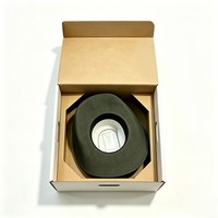 Boîte à chapeau de cowboy personnalisée de luxe avec logo, extra large, pliable, en carton ondulé, pour le rangement de chapeaux western vintage et de fedoras